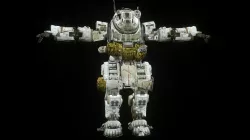 Titanfall Ogre Mech in Octane Renderer Low-poly 3D model