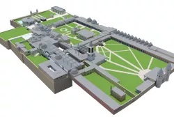 Topkapi Palace full exterior scene 3D model
