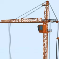 Tower Crane 3D model