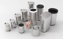 Tramontina trash can collection 3D model