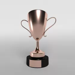Trophy v1 003 Low-poly 3D model