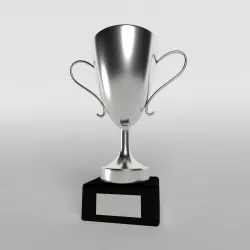 Trophy v2 002 Low-poly 3D model