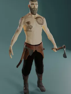 viking 3D model