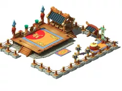 wooden Platform 3D model