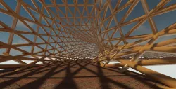  wooden walkway 3D model
