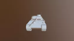 World War II - Panther Panzer V 3D model
