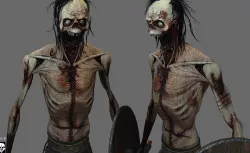 Zombie Undead - Game Ready Character - PBR Low-poly 3D model