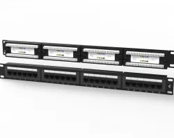 24 Port Cat6 Patch Panel 3D model