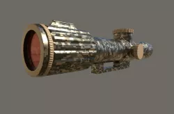 3 Styles Scope 8x Low-poly 3D model