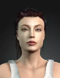 3D Character  Angelina Jolie  arabic Dancing Ready for animation 3D model