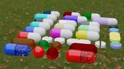 3D Pills Pack 3D model