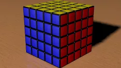 5x5 Rubiks Cube 3D model