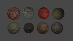 8 materials Texture