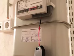 American meter gas meter 3D model