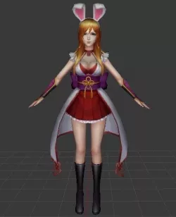 Anime Babe Girl 3D model