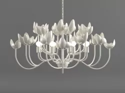 Anthropologie - Gardenia Chandelier 3D model