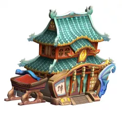 - architecture - boat - altar - machine building 3D model
