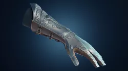 Armor glove Low-poly 3D model