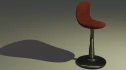Bar stool 3D model