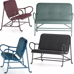 Barcelona Design Gardenias indoor sofa 3D model
