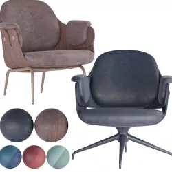Barcelona Design LOW LOUNGER chair 3D model
