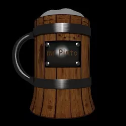 beer mug2 3D model
