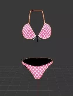 Bikini Swimming 3D model
