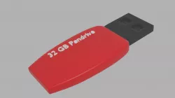 Blender Pendrive 3D model