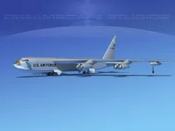 Boeing B-52C Stratofortress 3D model