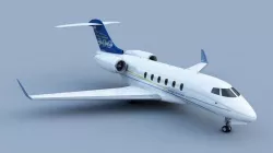 Bombardier Challenger 300 3D model