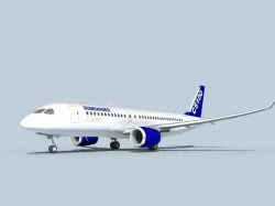 Bombardier CS100  3D model