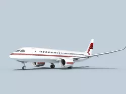 Bombardier CS100 Corporate 1 3D model