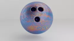 Bowling Ball Artistic 3D model