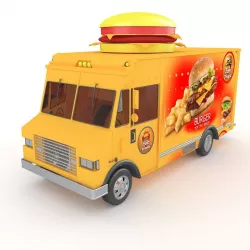 Burger Truck 2 3D model