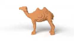 Camel Minecraft Voxel Low-poly 3D model