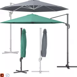 Cantilever Octagonal Parasol 3D model