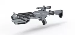Captain Phasma Blaster rifle F-11D Star Wars The Force Awakens 3D model