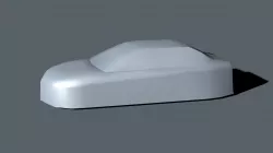Car Base Model Low-poly 3D model