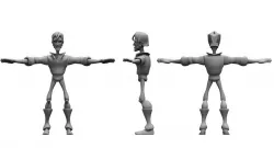 cartoon boy low poly 3d model 3D model