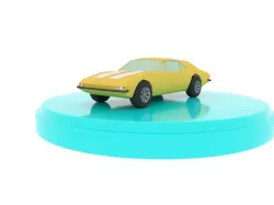 Chevrolet Camaro 1967 Low-poly 3D model