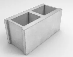 Cinder Block Pack Low-poly 3D model