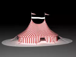 Circus Tent 3D model