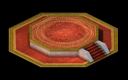 City - octagonal platform 3D model