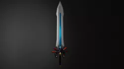 Cloud Ultima Weapon Dissidia Version 3D model