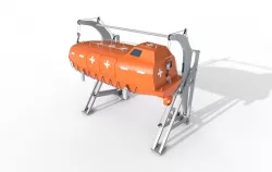 Conventional lifeboats Low-poly 3D model