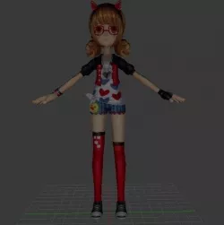 Cute Loli Teacher 3D model