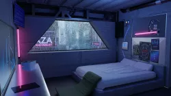 Cyberpunk Appartment Scene - High Detail 3D model