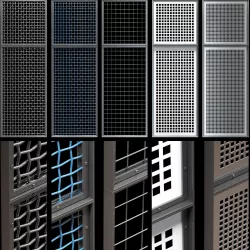 Decorative metal lattices - Quad 3D model