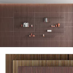 Decorative wall panel set 10 3D model