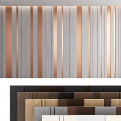 Decorative wall panel set 17 3D model